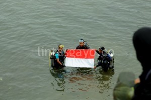 Peselam mulai turun dan memasuki area perairan danau Lut Tawar.(LGco-Munawardi)