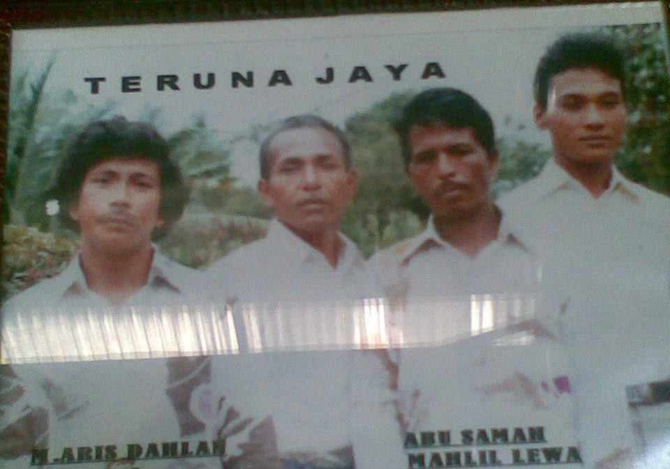 Ceh ternama Teruna Jaya dari kiri M. Aris Dahlan, Ceh Sahak, Abu Samah dan Mahlil Lewa. (Doc. Teruna Jaya)