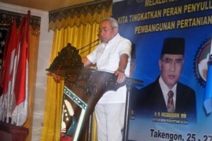 Ketua Umum DPP Perhiptani Ir. H. Isran Noor, MSi. (Rahman)