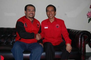 Kader PDIP Aceh Tengah, Ikhwanussufa bersama Jokowi