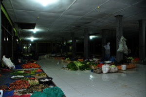 Pasar Sayur di lantai dua pasar Gule. (LGco_Kha A Zaghlul)