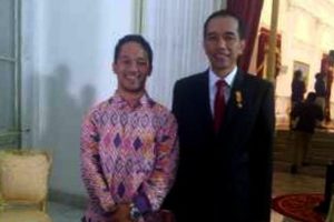 Safutra Rantona bersama Jokowi