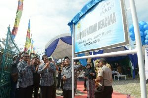 Sekda Aceh Resmikan Kampung Mandiri Kencana