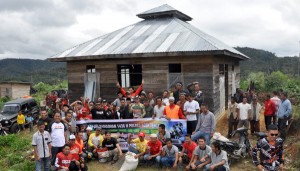 Dodi Rahmawan salurkan bantuan  pembangunan menasah di Pegasing Aceh Tengah