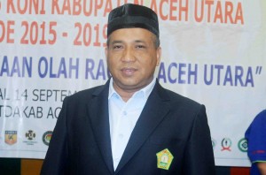 Ketua Harian KONI Aceh, Kamaruddin Abu Bakar atau biasa disapa Abu Razak