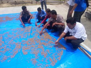 Pelatihan pembuatan pakan ikan di Gayo Lues oleh FKP Unsyiah