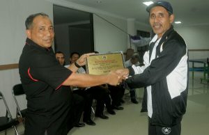 Ketua Harian KONI Aceh dan Ketua PWI Aceh Tarmilin Usman