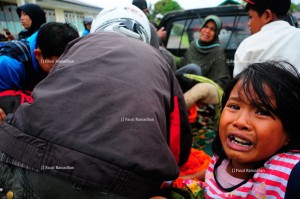 Korban runtuhan gempa hari pertama, asal Simpang Kemili Kecamatan Wih Pesam Bener Meriah.(Fauzi Ramadhan-Gayo Discover),