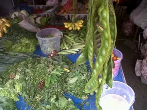 Pasar sayur di Blangkejeren Gayo Lues. (Boby Mulya)