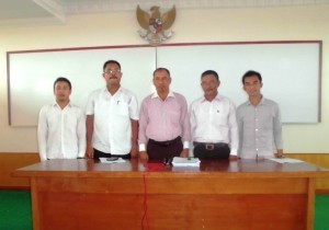 Foto Pembantu Rektor 3 UGP dengan pengurus Kopertis Wil I dan Mahasiswa UGP. (Ist)
