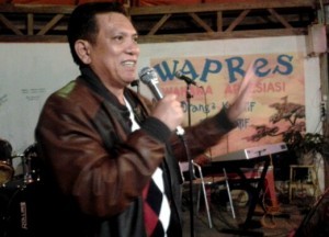 Usman Nujuli di Wapres Takengon. (foto : Khalis)
