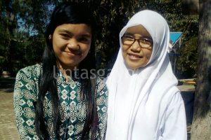 Pelita Silalahi (kiri) dan Yassarah Misbah.(LGco - Zuliana Ibrahim)