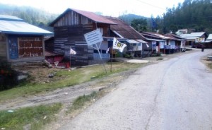 Kondisi Pasar Ibukota Kecamatan Linge. (Man)