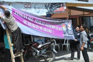 Spanduk Pemilu