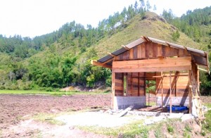 Sebagian lokasi yang direncanakan dibebaskan untuk infrastruktur lokasi objek wisata sejarah Loyang Ujung Karang sudah berdiri rumah warga. (ist)