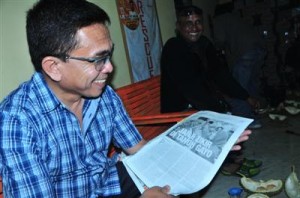 Irwandi Yusuf saat berada di Takengon, 25 Maret 2014