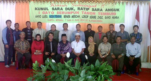 deklarator Komunitas Gayo Serumpun. (LGco_Anuar Syahadat)
