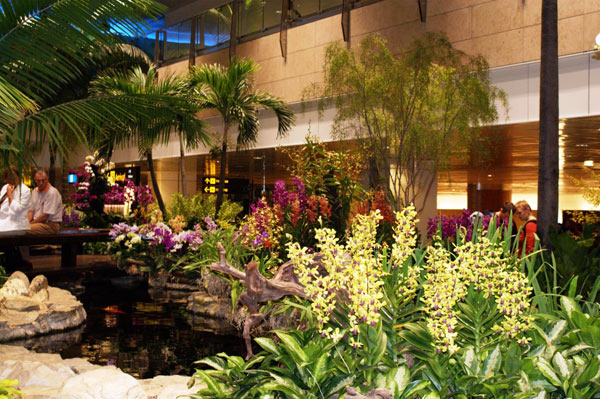 Salah satu sudut Bandara Changi