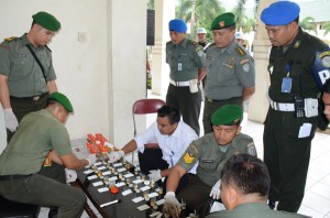 Tes Urine jajaran Kodam IM. (Foto : Ist)