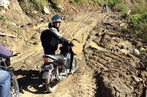 Kondisi jalan ke Piining Gayo Lues. (LGco_Relnas)