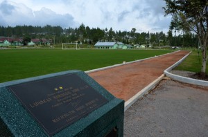 Lapangan Manunggal Yonif 114/Satria Musara yang diresmikan Pangdam Iskandar Muda, May.Jend. TNI Pandu Wibowo, SE pada 27 Mei 2014 lalu. (LGco_Khalis)