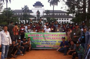 Rombongan study tour KBQ Baburrayyan Pegasing Aceh Tengah. (Foto : ist)