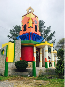 Tugu Aman Dimot dari sisi barat laut. (Foto :