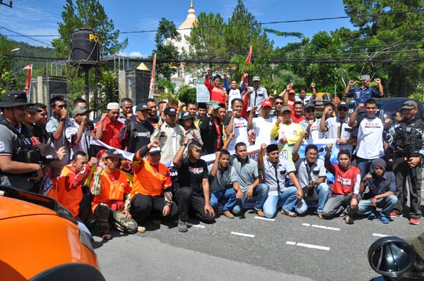 Para Offroader Takengon sebelum keberangkatan. (LGco_Khalis)