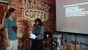 Fransisca Prihadi saat konferensi pers