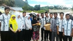 Penyaluran Bantuan Korban Banjir Bandang