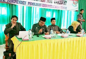 Pemaparan Hasil Riset Pemilu di Aceh Tengah