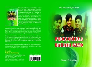 Cover Buku Pronomina Bahasa Gayo