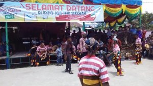 Kesenian Reog dalam Job Expo Takengon