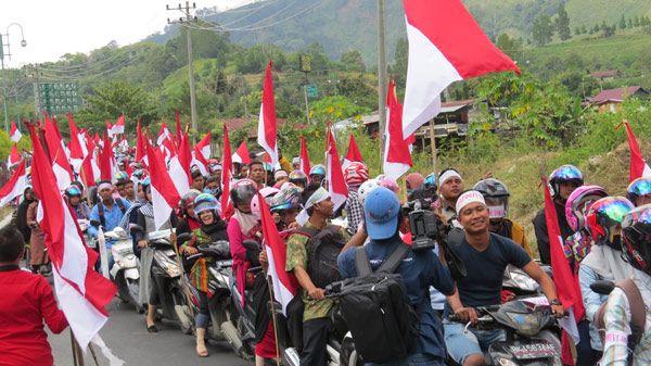 Konvoi ALA for Indonesia. (foto : ist)