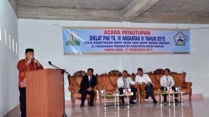 Penutupan Diklat PIM IV Bener Meriah