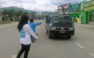 Foto penggalangan dana peduli kusta di Blangkejeren Gayo Lues (Ist)