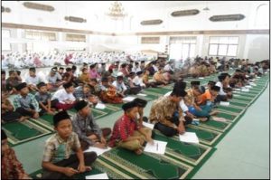 Kegiatan belajar sehabis sholat ashar