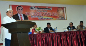 Irwandi Yusuf di Takengon. (LGco_Khalis)