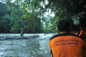 Salahsatu lokasi pencarian Amiruddin