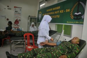 Donor Darah Korem 12 Teuku Umar