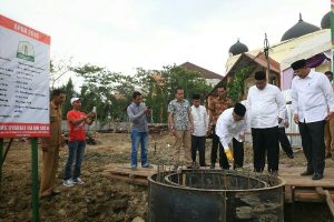 Peletakkan Batu Pertama Gedung Kantor Dinas Syariat Islam Aceh