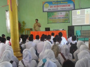Sosialisasi SMAN 1 Timang Gajah