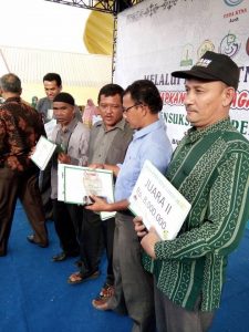 Mukhtar Aceh, juara II Inovasi Teknologi Pertanian
