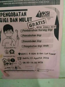 Pengobatan Gigi dan Mulut FKG Unsyiah