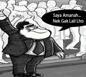 Karikatur Pemimpin Amanah