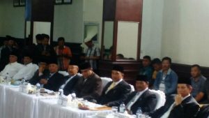 5 Pasang Calon Bupati dan Wakil Bupati Aceh Tengah Sampaikan Visi dan Misi di Ruang Sidang DPRK Aceh Tengah. (Ist)