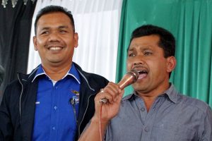 Ujang Lakiki bersama Anggota DPR Aceh Alaidin Abu Abbas