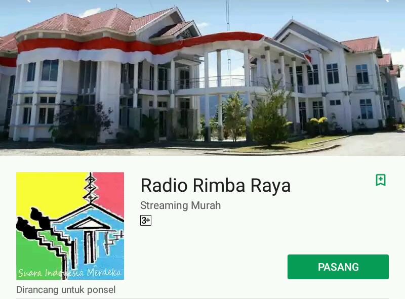 Buka Play Store, Pasang Radio Rimba Raya – LINTAS GAYO