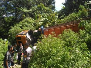 Kecelakaan di Jalan Eks PT KKA