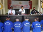 Konferensi Pers Polres Aceh Tengah
